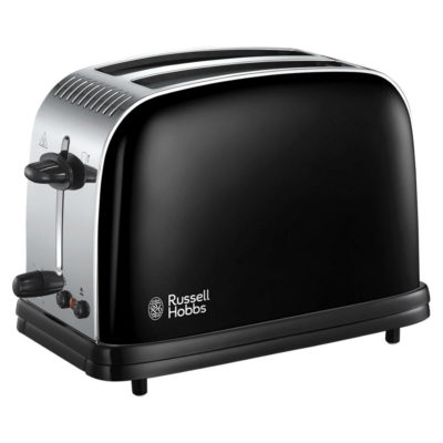 Russell Hobbs Colours 2-Slice Toaster – Black